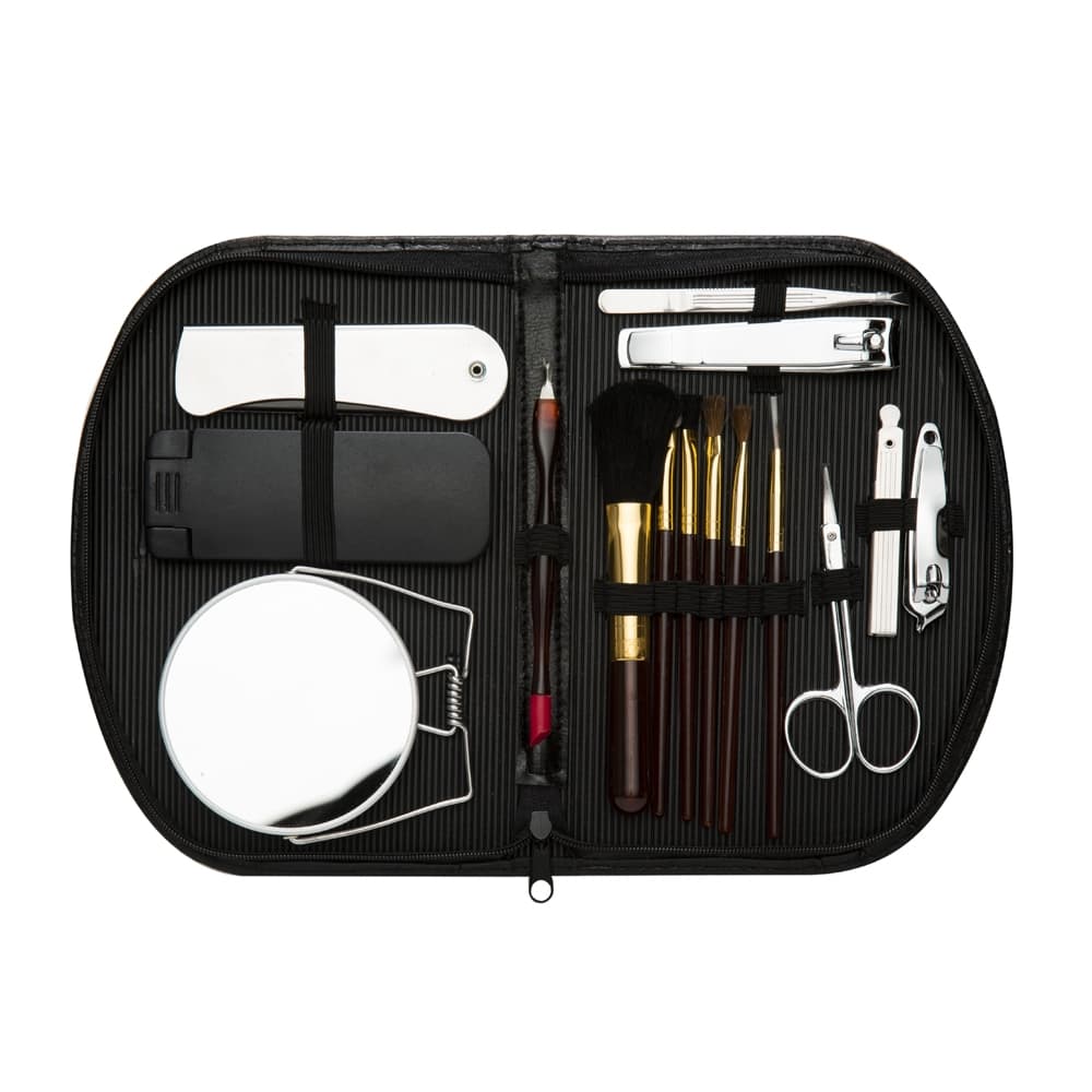 Kit Manicure 15 Peças com Estojo Personalizável personalizado para cuidados pessoais