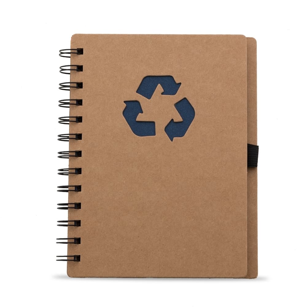 Bloco de Anotação Ecológico com Elástico para Caneta personalizado para canecas e copos