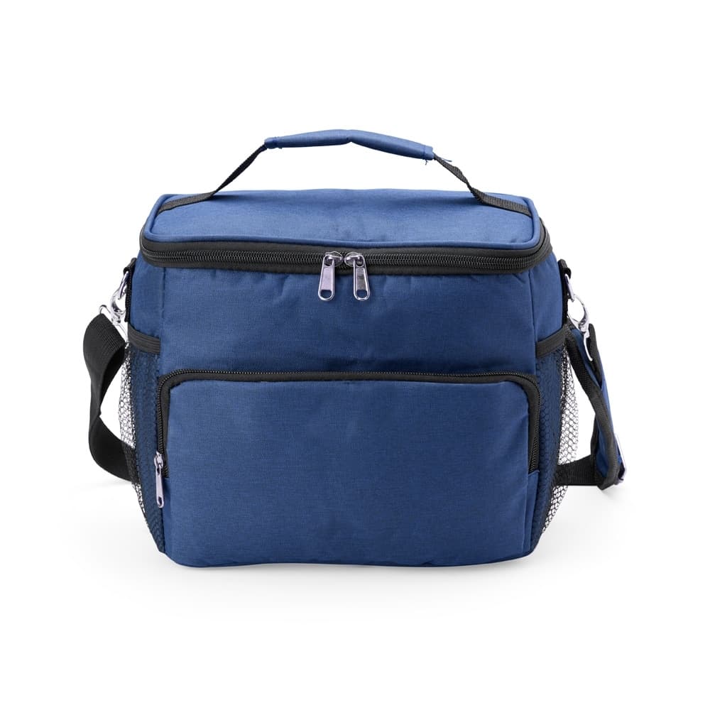 Bolsa Térmica 11L em Poliéster Azul Personalizada para bolsas termicas com logo sob orçamento