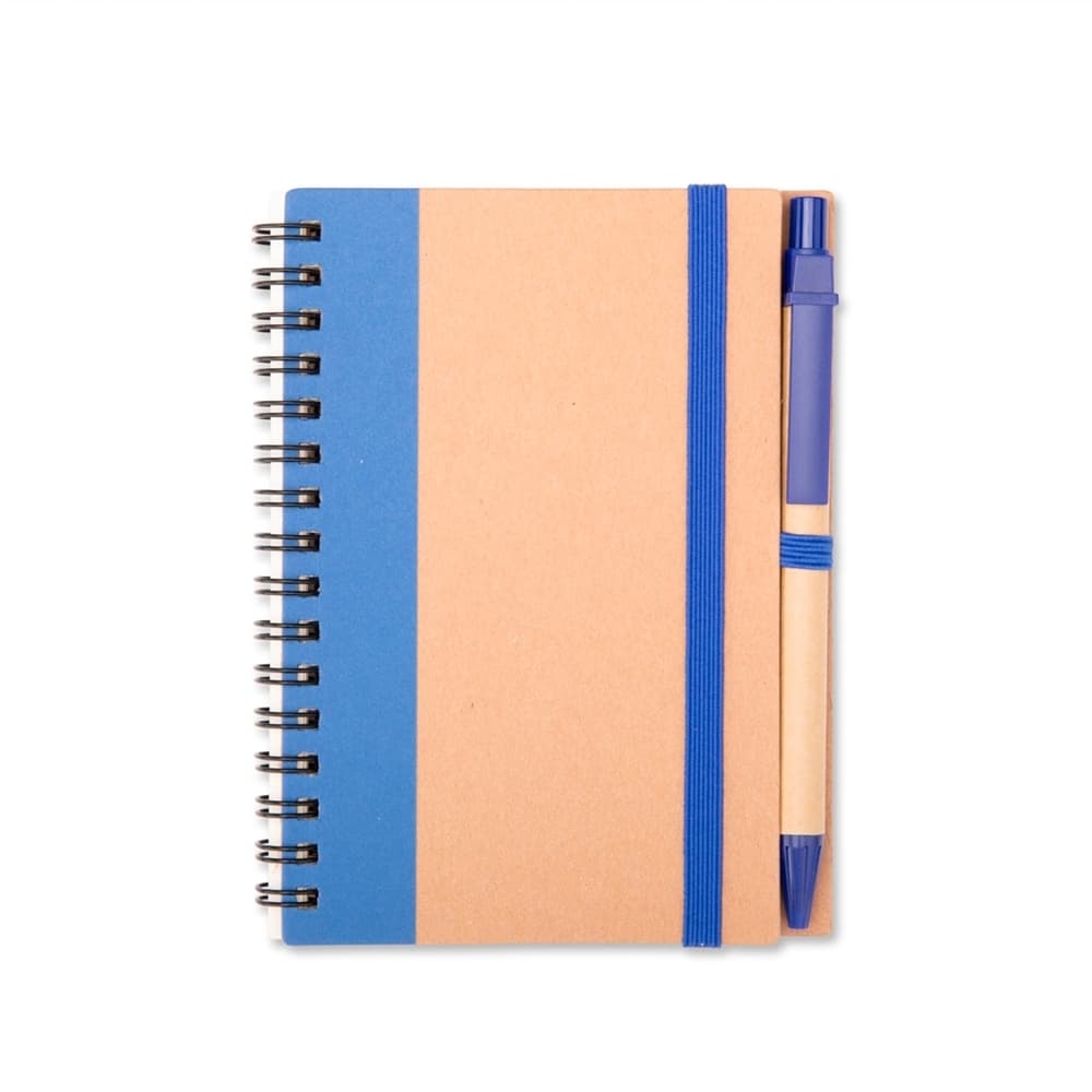 Caderno Ecológico com Caneta Personalizado para cadernos e planners