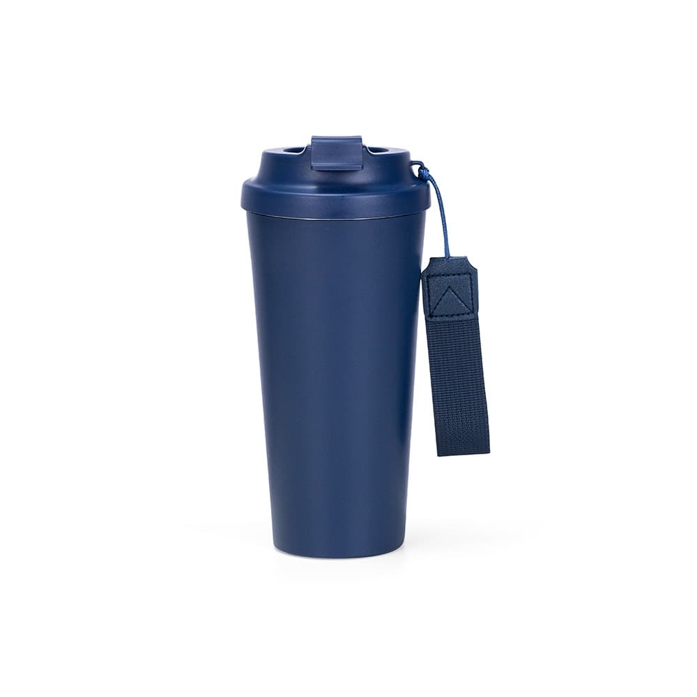 Copo Inox 480ml com Tampa e Alça Personalizado para canecas e copos