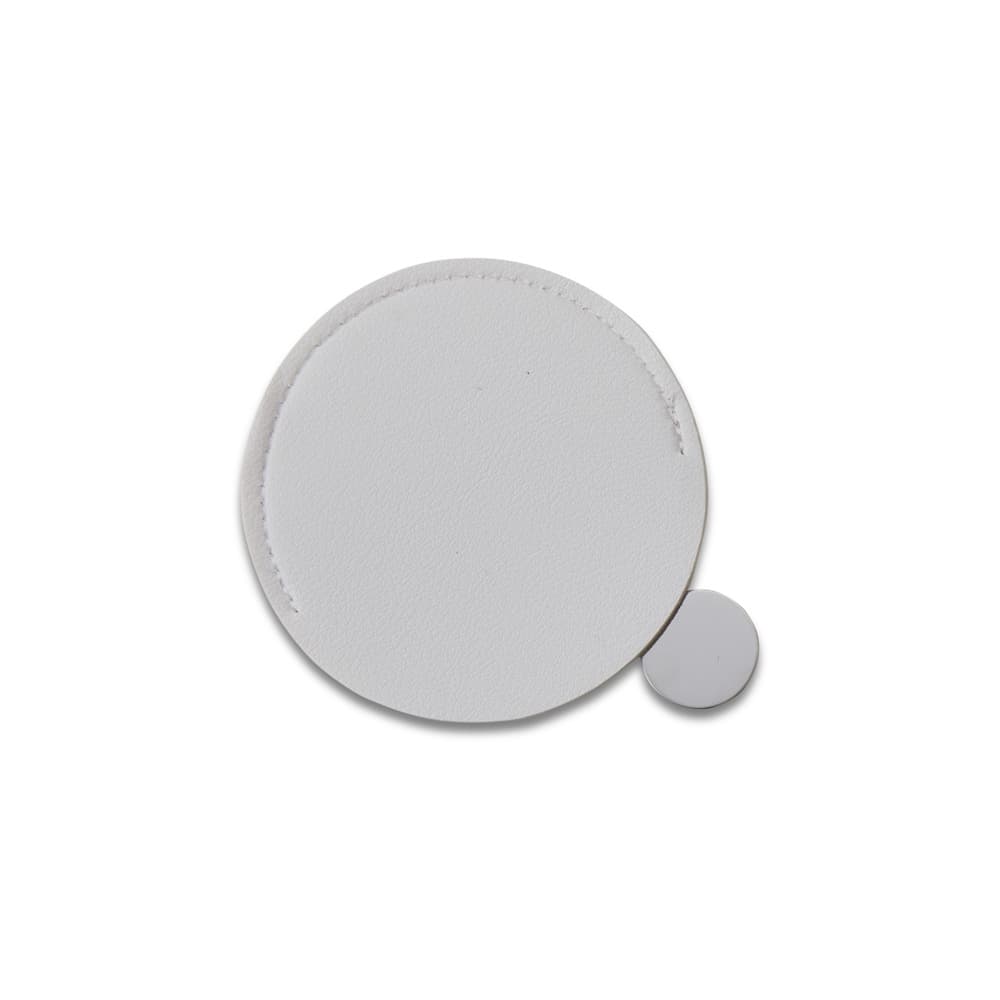 Espelho de Aço Inox com Capa Protetora personalizado para brindes personalizados