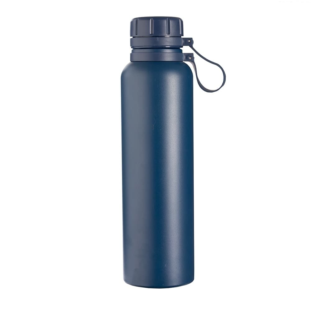 Garrafa Térmica 1 Litro em Inox com Infusor Azul para garrafas e squeezes com logo sob orçamento