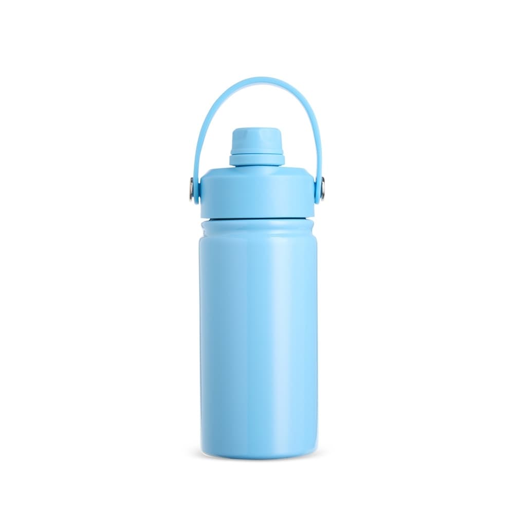 Garrafa Térmica em Inox 400ml com Alça e Bico Flip para garrafas e squeezes com logo sob orçamento