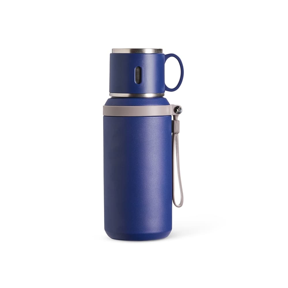Garrafa Térmica em Inox 600ml com Infusor e Tampa Caneca personalizado para canecas e copos