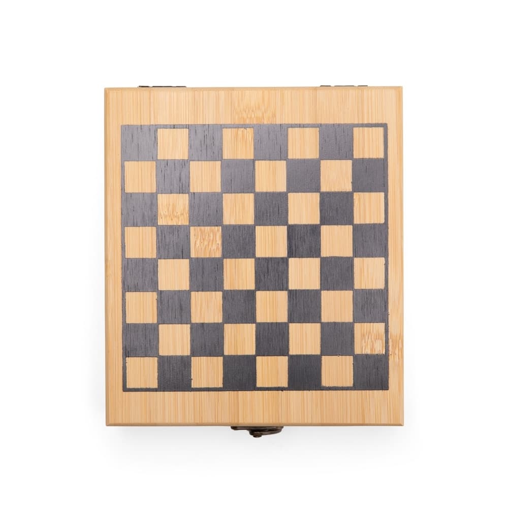 Kit Vinho Xadrez 4 Peças com Jogo de Tabuleiro personalizado para kits vinho e bar