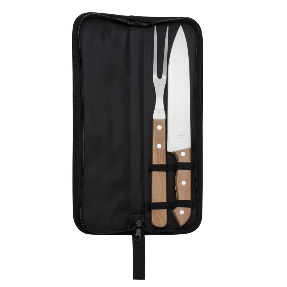 Kit Churrasco 2 Peças com Estojo Personalizado para cozinha e churrasco