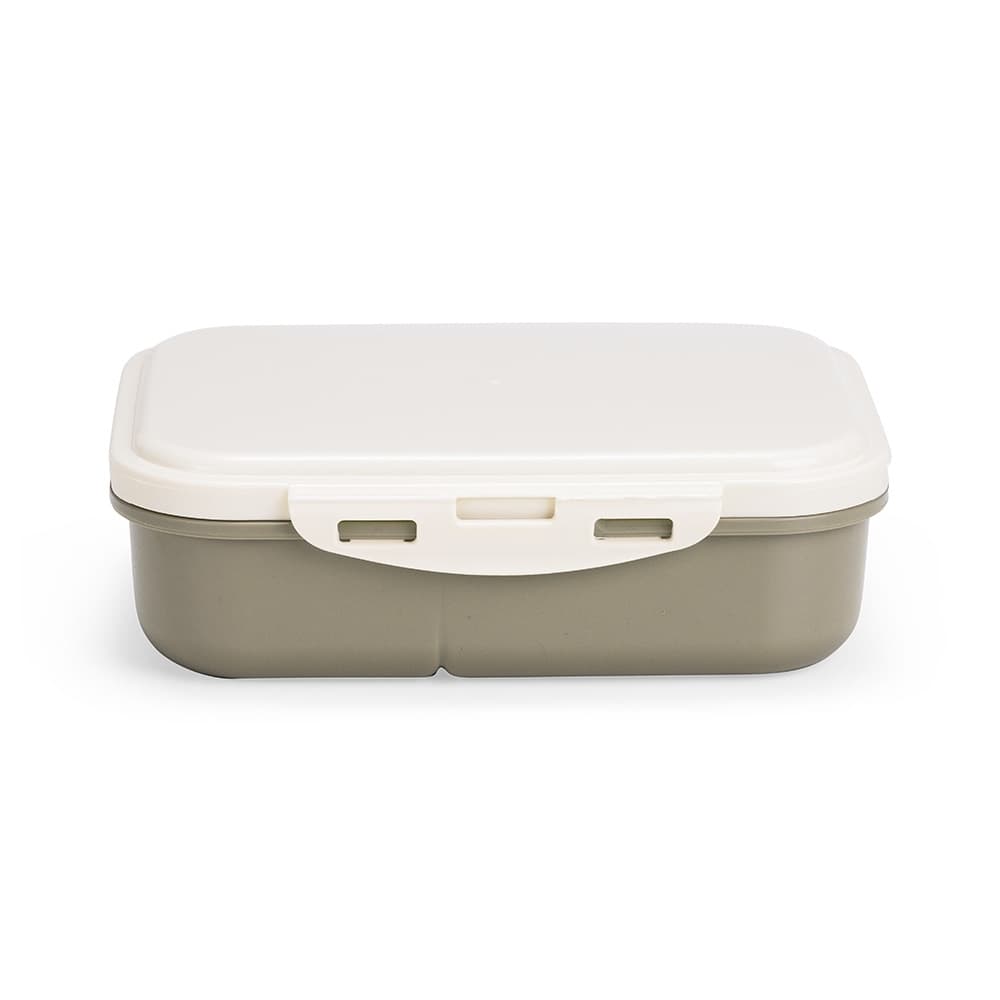Marmita Plástica 900ml com Divisórias e Talheres personalizado para cozinha e churrasco