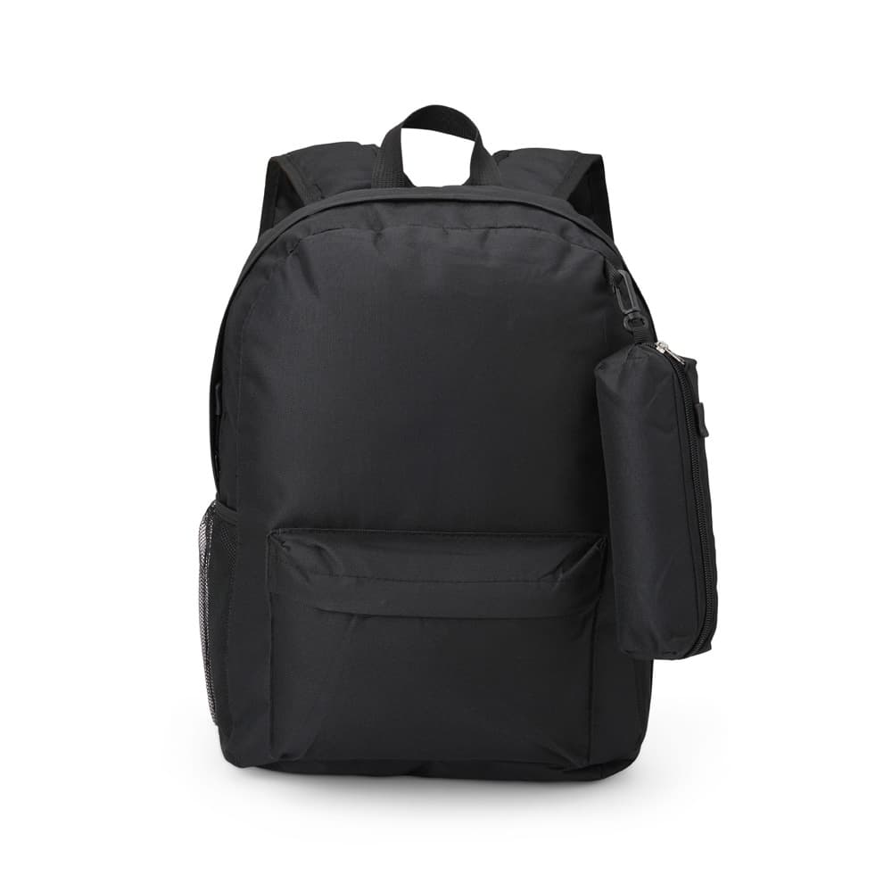 Mochila de Nylon 18L com Estojo - Personalizável para mochilas e sacochilas com logo sob orçamento