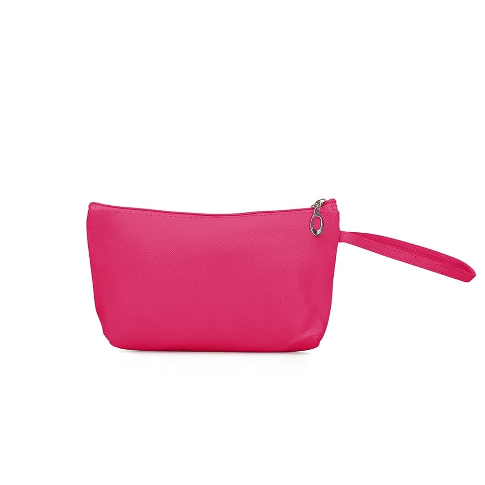Necessaire em PVC Impermeável Rosa - Personalizável personalizado para necessaires e pastas