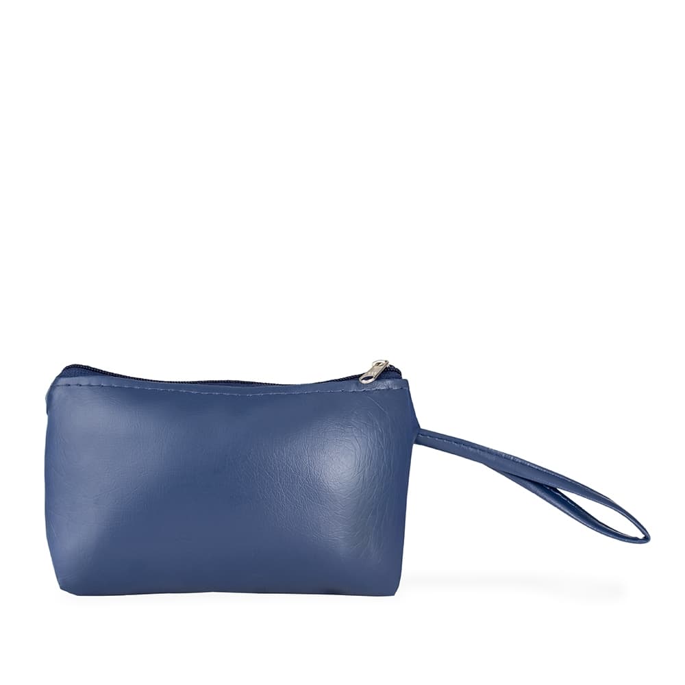 Nécessaire em Couro Sintético Azul - Personalizável personalizado para necessaires e pastas