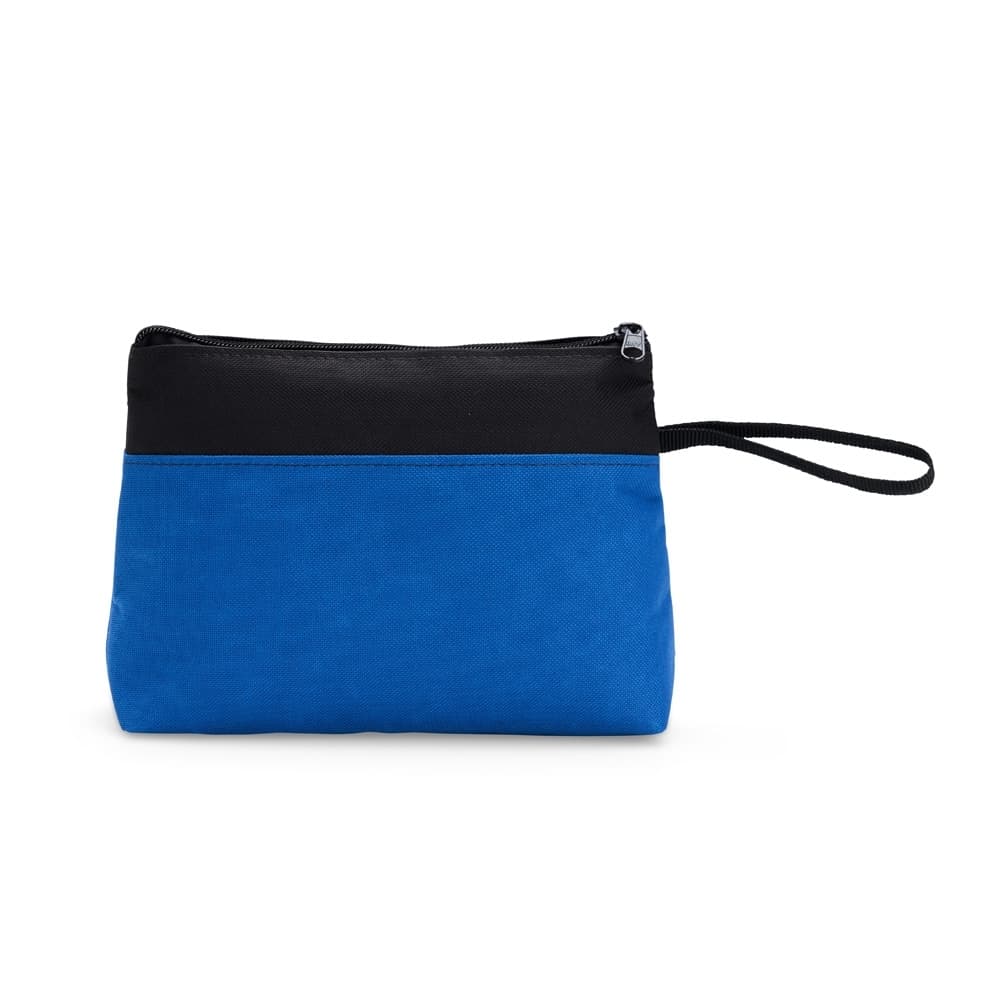 Nécessaire em Nylon Personalizada - Azul e Preto para necessaires e pastas