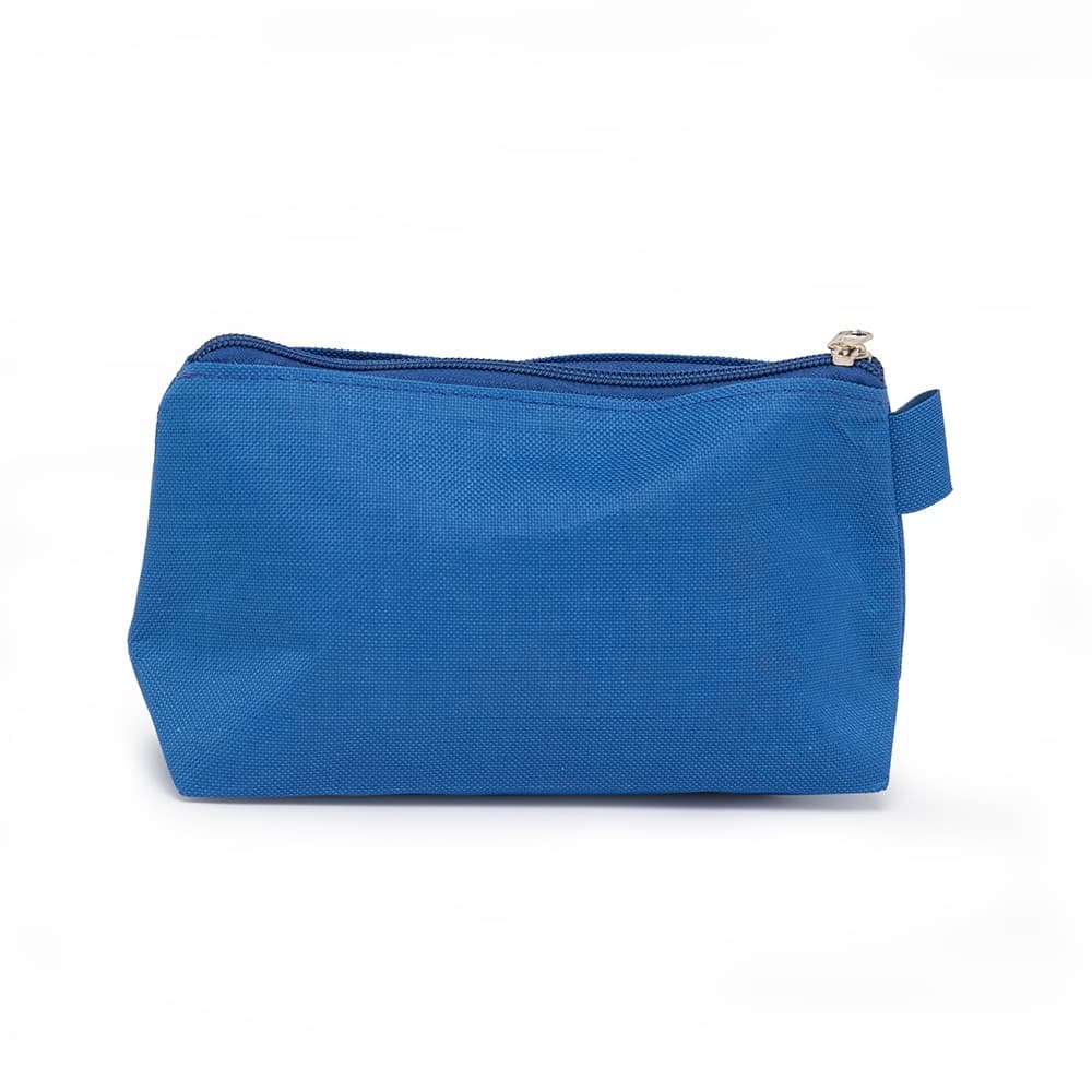 Nécessaire em Nylon Azul com Alça para Acessórios personalizado para necessaires e pastas