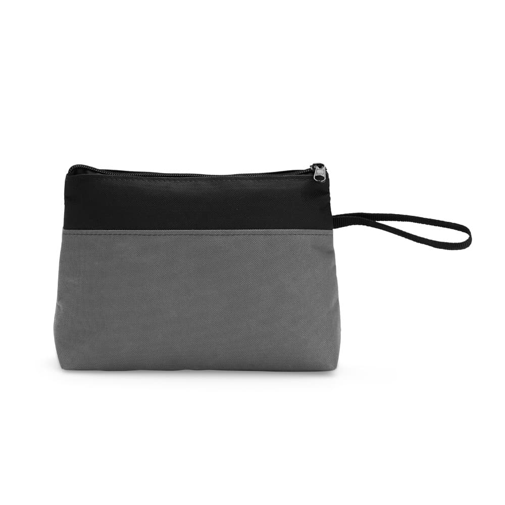 Nécessaire em Nylon Personalizada - Azul e Preto para mochilas e sacochilas com logo sob orçamento