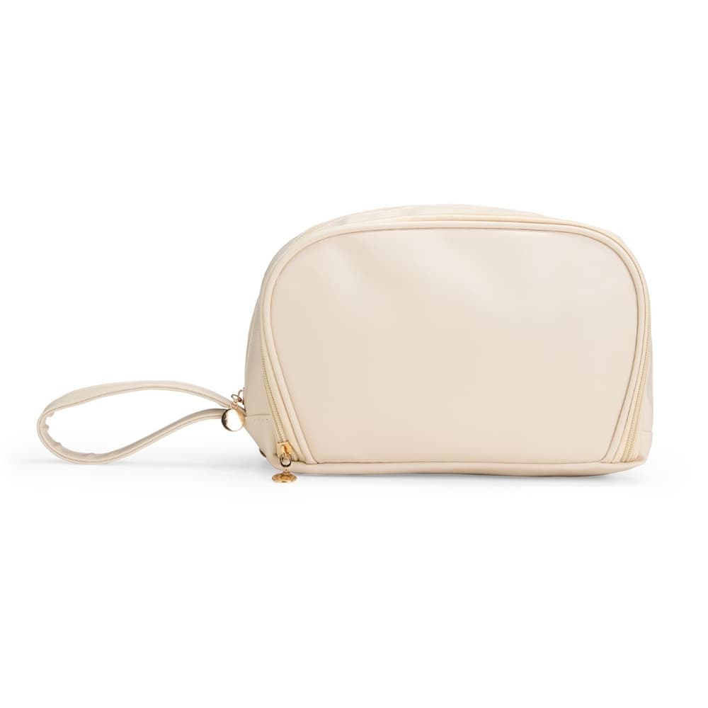 Nécessaire de Couro Sintético Branca - Personalizável personalizado para necessaires e pastas