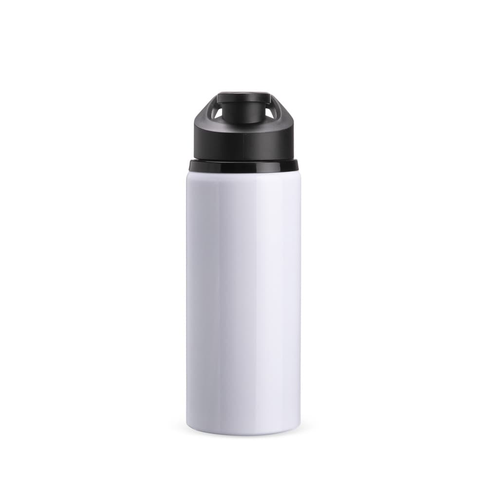 Squeeze de Alumínio 650ml Branco com Tampa Rosqueável para garrafas e squeezes com logo sob orçamento