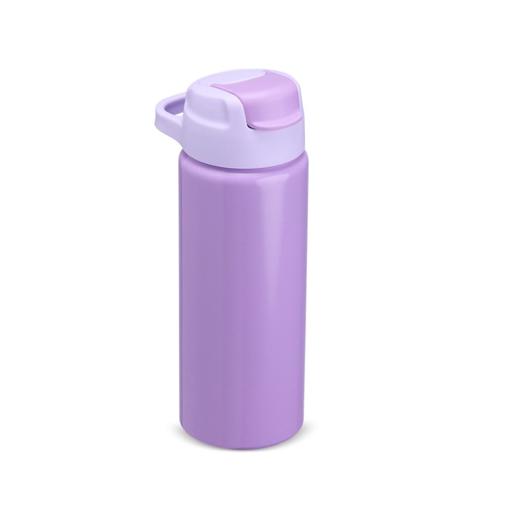 Squeeze de Alumínio 600ml Roxo com Tampa Flip Top para garrafas e squeezes com logo sob orçamento