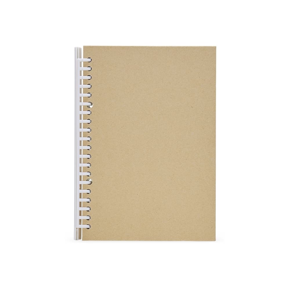 Caderno A5 Capa Dura Kraft com Espiral Wire-O para cadernos e planners com logo sob orçamento