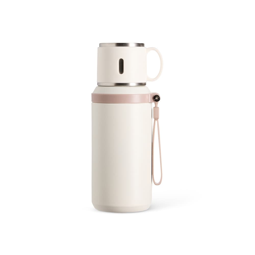 Garrafa Térmica em Inox 600ml com Infusor e Tampa Caneca para canecas e copos com logo sob orçamento