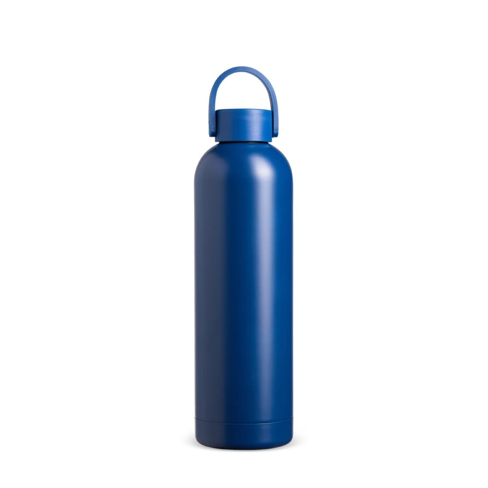 Garrafa Térmica 750ml em Inox Azul para garrafas e squeezes com logo sob orçamento