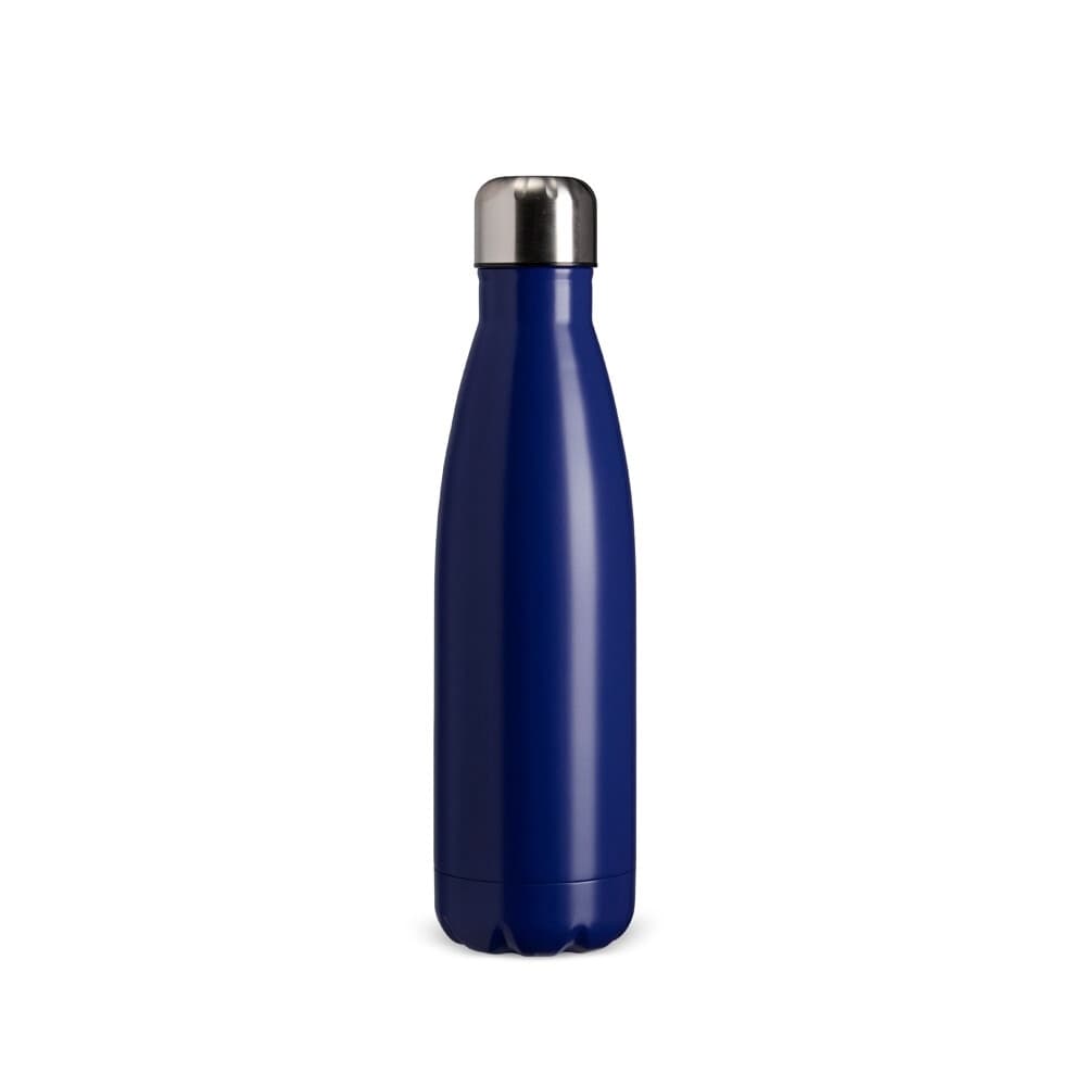 Garrafa Térmica 500ml com Tampa Inox Azul para garrafas e squeezes com logo sob orçamento
