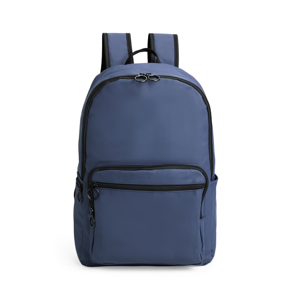 Mochila de Couro Sintético 23L Azul Personalizada para mochilas e sacochilas com logo sob orçamento
