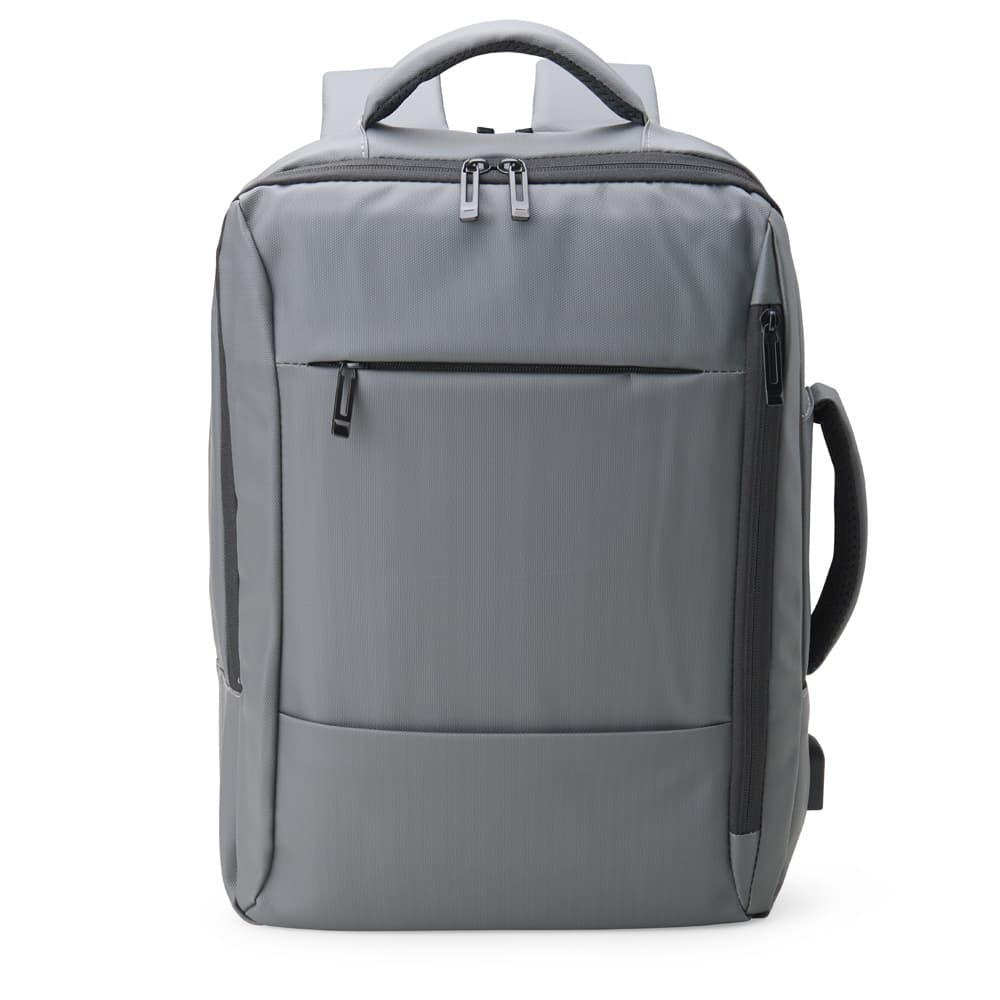 Mochila de Couro Sintético 25L com USB e Compartimento para Notebook para mochilas e sacochilas com logo sob orçamento