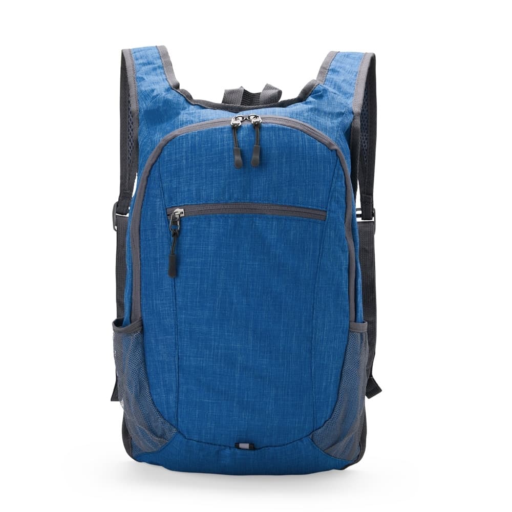Mochila Oxford Dobrável 14L Azul Personalizada para mochilas e sacochilas com logo sob orçamento