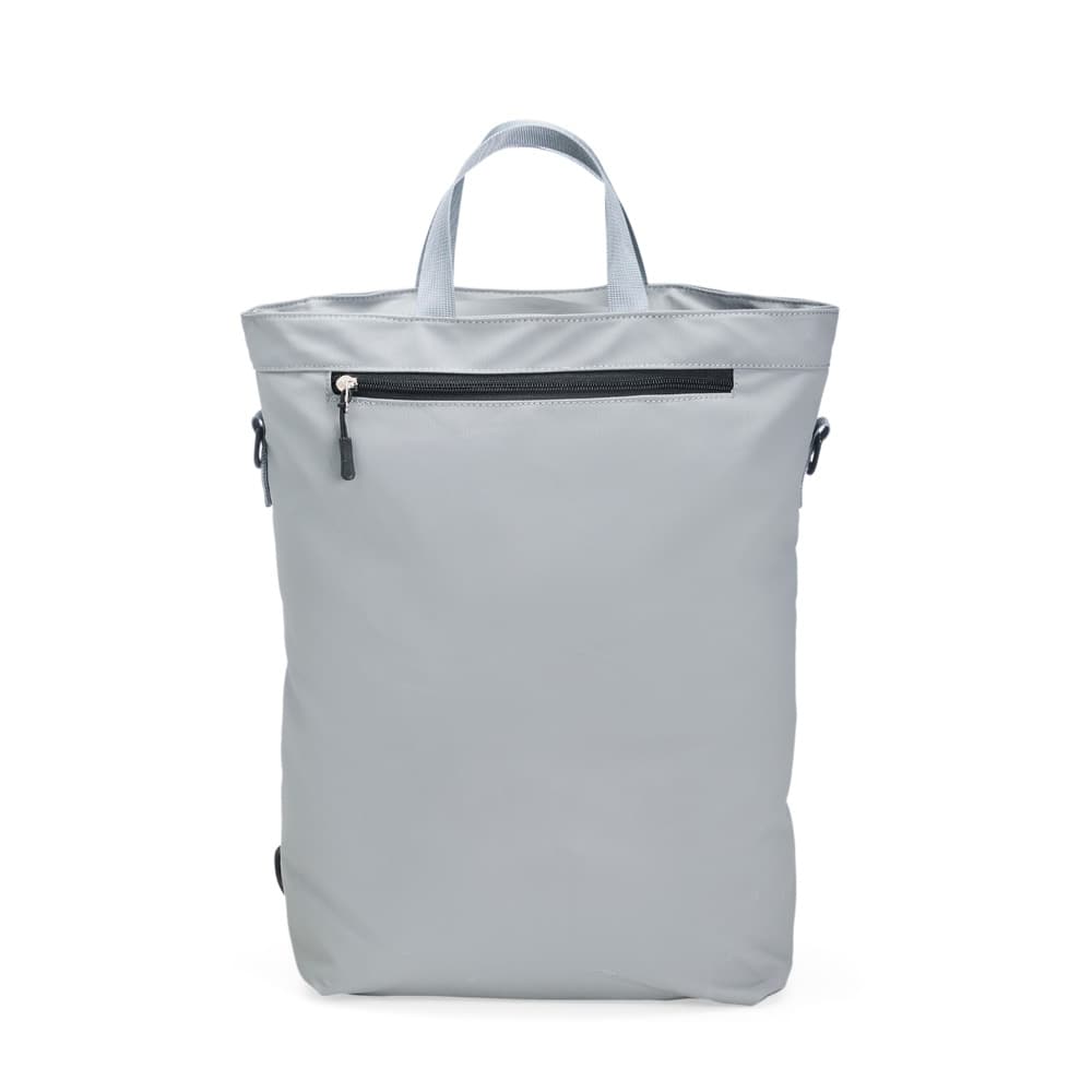 Mochila de PU 26L Versátil Cinza para mochilas e sacochilas com logo sob orçamento