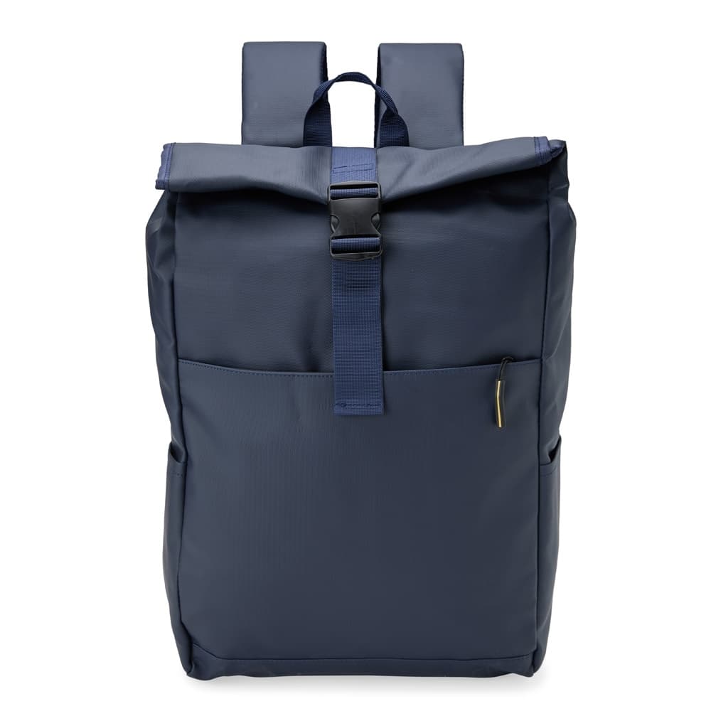 Mochila em PU Impermeável 32L Azul Personalizada para mochilas e sacochilas com logo sob orçamento
