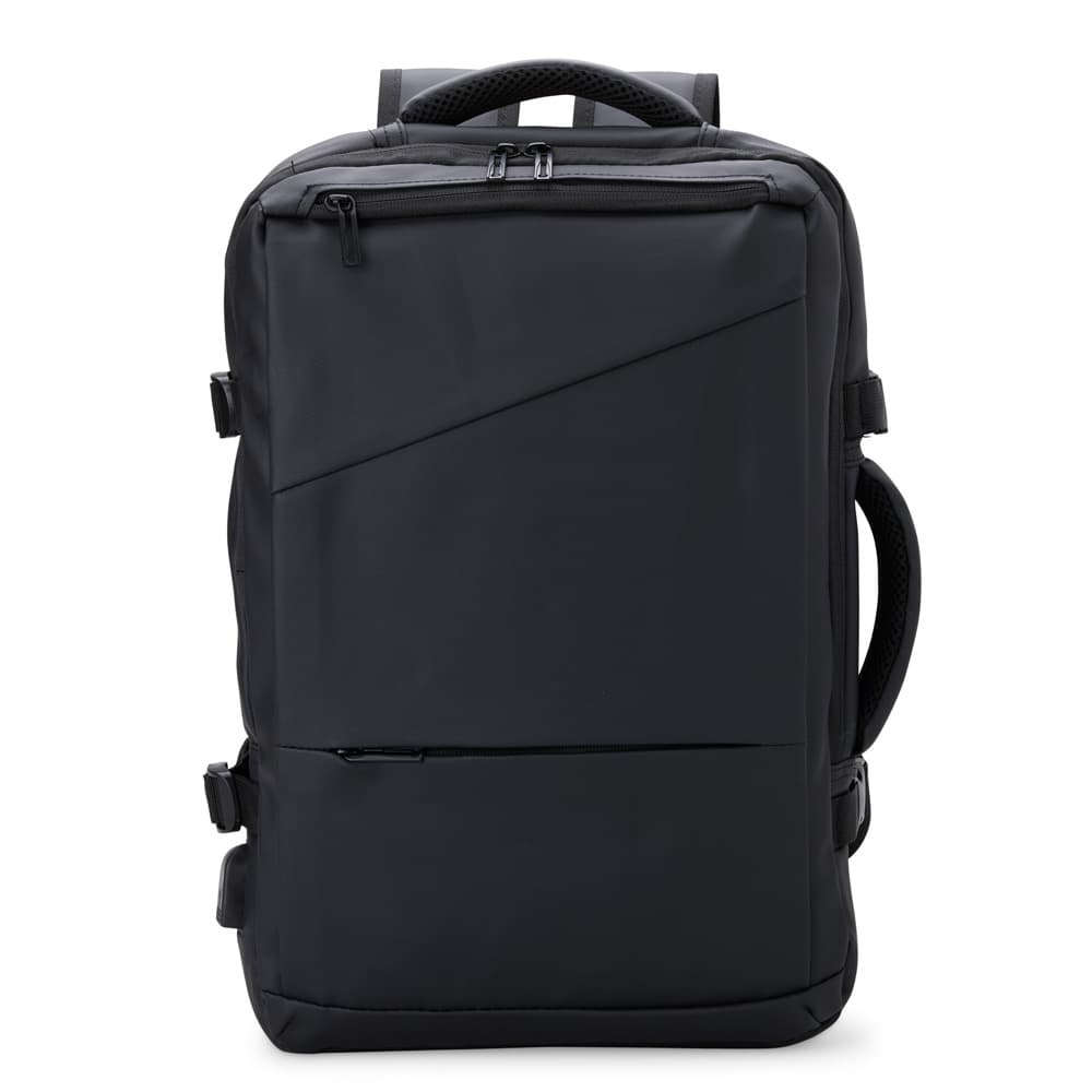 Mochila Executiva de Couro Sintético 36 Litros Personalizável para mochilas e sacochilas com logo sob orçamento