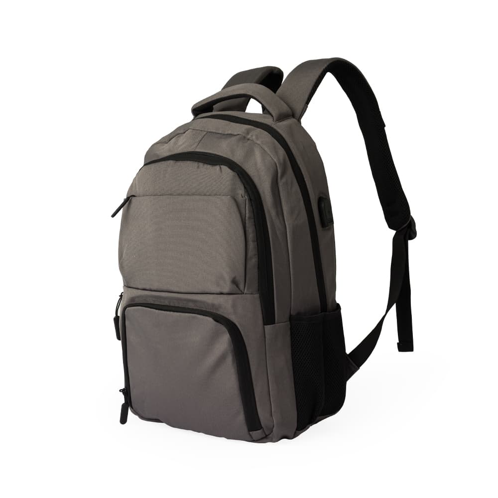 Mochila de Poliéster com USB e Compartimento para Notebook 28L para mochilas e sacochilas com logo sob orçamento