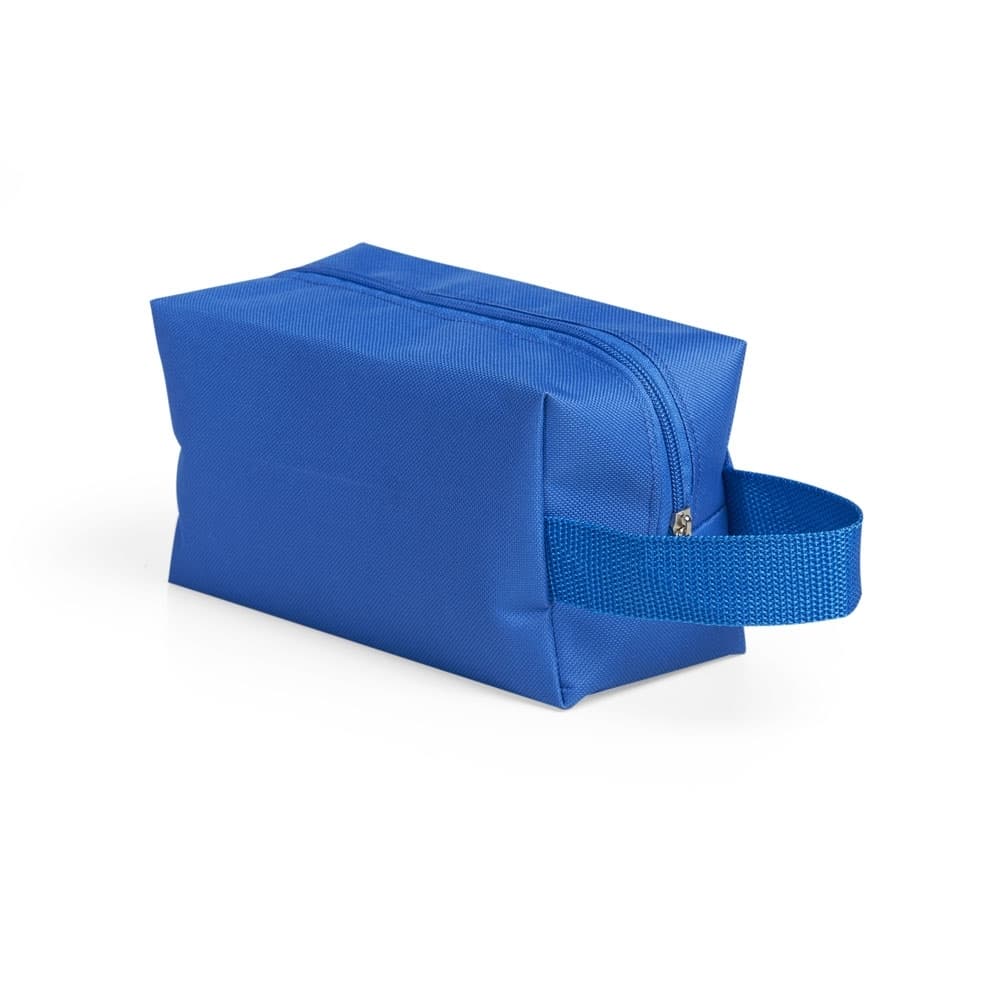 Nécessaire de Nylon Azul Multiuso Personalizada para necessaires e pastas com logo sob orçamento