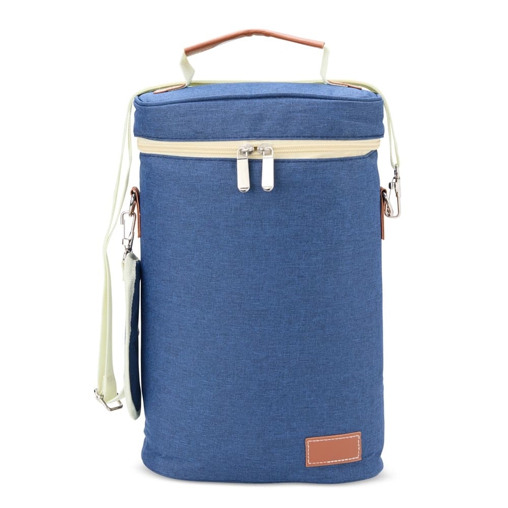 Porta Garrafa Térmico Duplo em Nylon Personalizado para bolsas e malas com logo sob orçamento